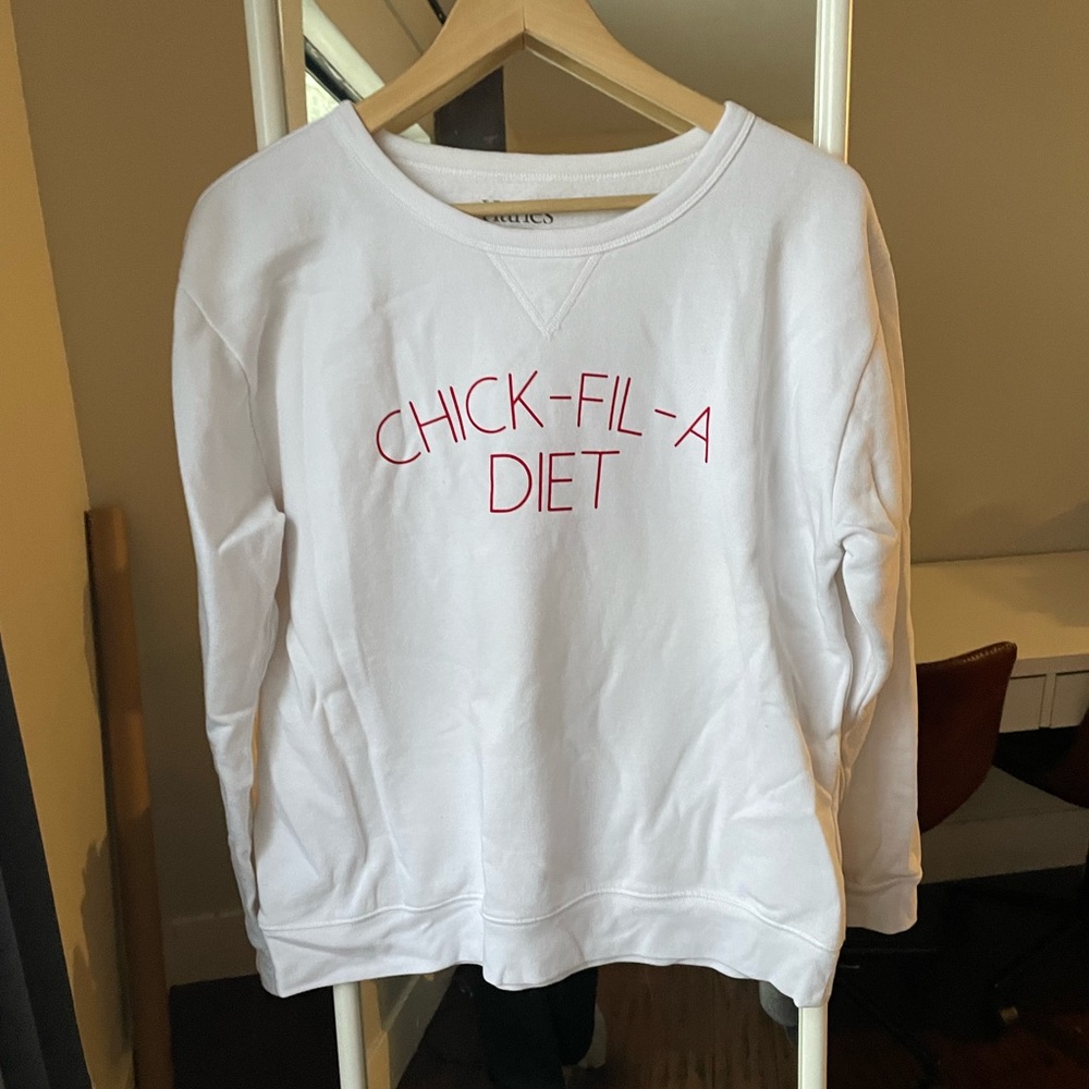 Chick-Fil-A Diet Sweatshirt, Size Large